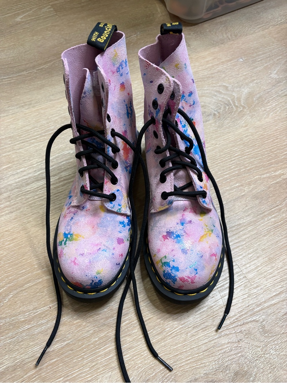 NWT Dr. Martens 1460 Pascal Confetti Boots